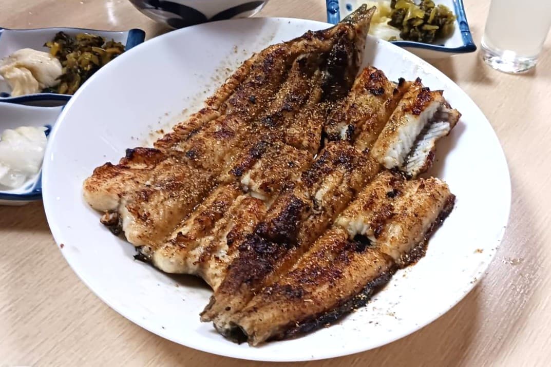 南田辺 スタンドアサヒ うなぎかば焼き
