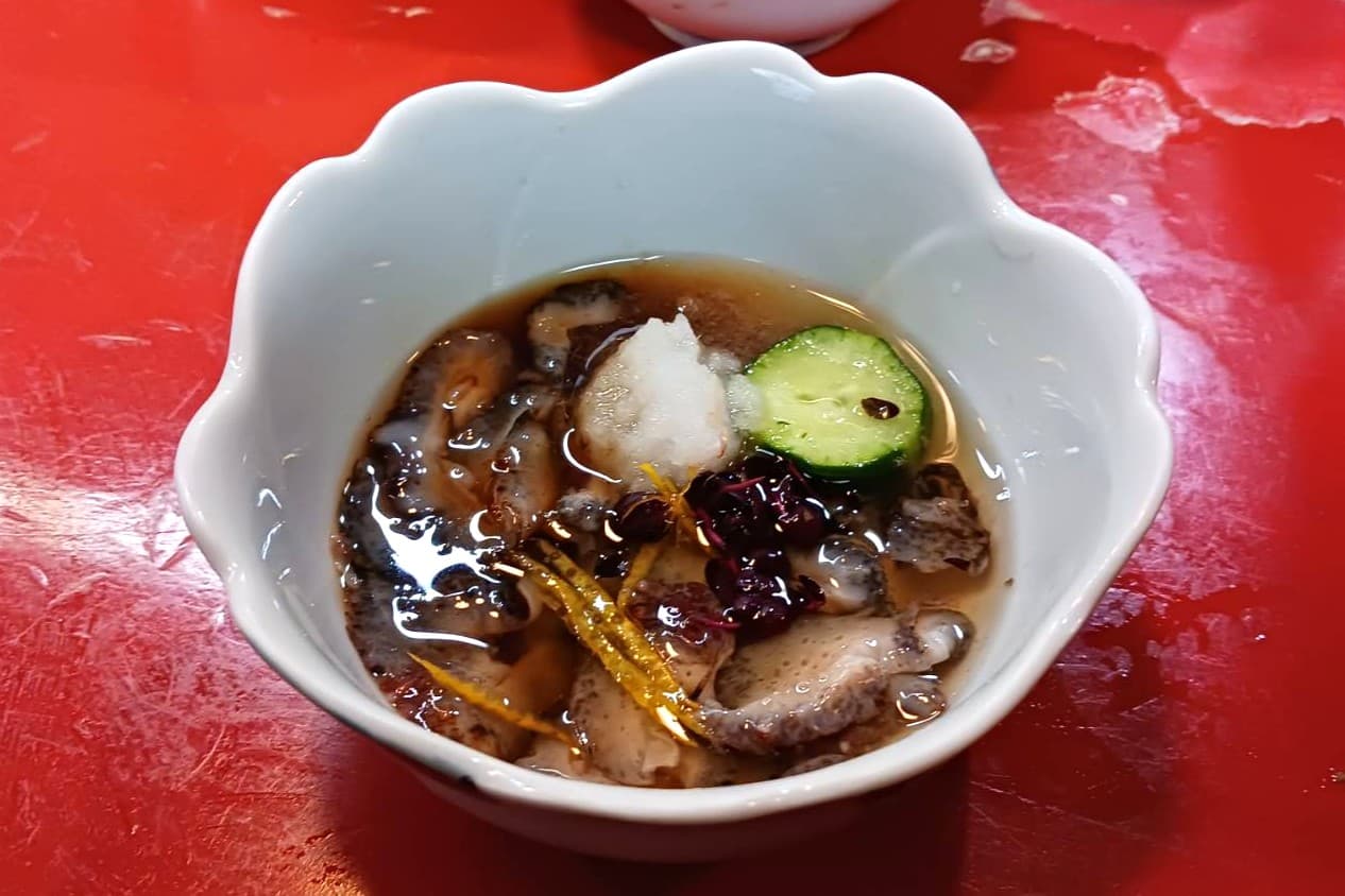 南田辺 スタンドアサヒナマコ酢