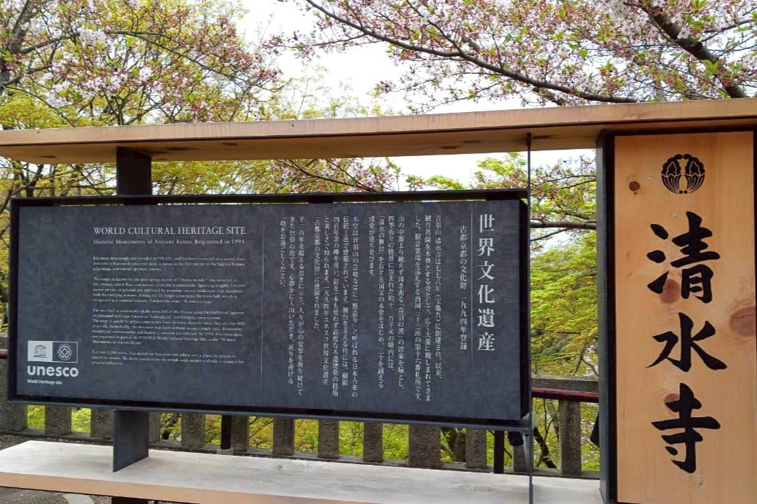 京都 清水寺 さくら