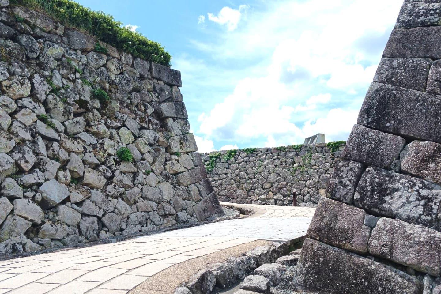 篠山城(ささやまじょう)しるしのついた石垣