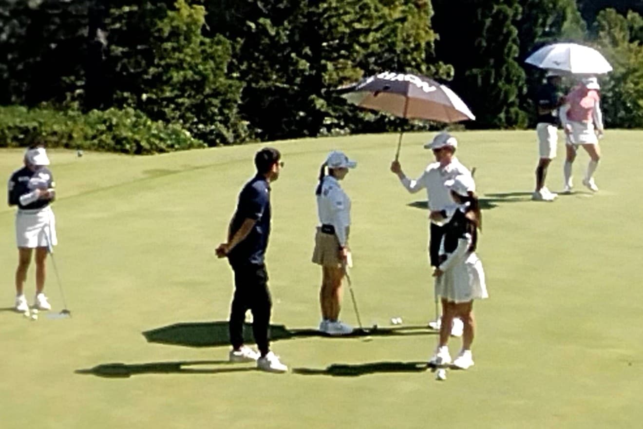 日本女子オープン観戦