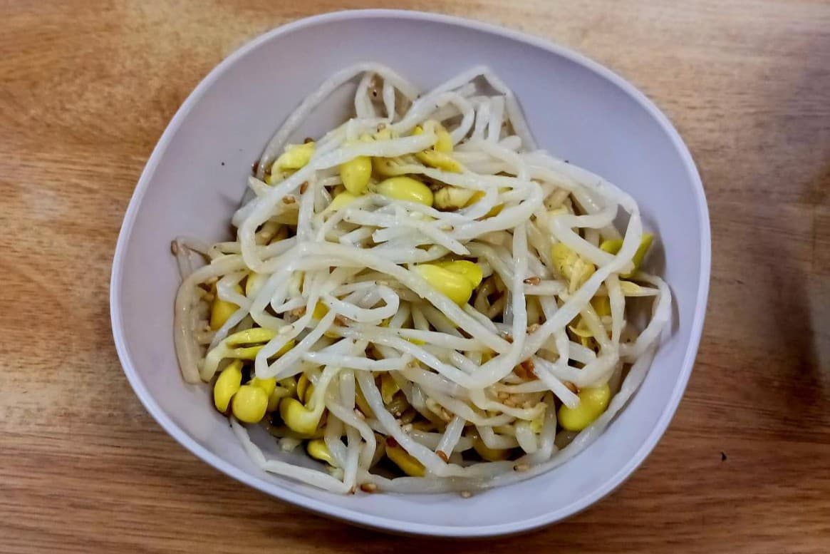 玉造 関東煮 きくや もやし胡麻和え